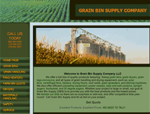 Tablet Screenshot of grainbinsupply.com